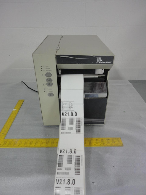 ZEBRA 160-521-00001 THERMAL TRANSFER PRINTER FOR PARTS OR REPAIR