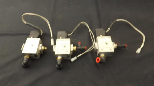 LOT OF 3 SMC AV2000 SOFT START-UP VALVES MAX PRESS. 1 MPA T22690