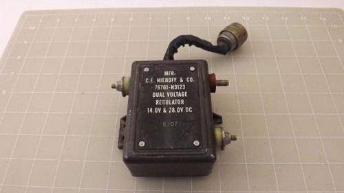 C.E. NIEHOFF 76761-N3123 DUAL VOLTAGE REGULATOR T25707