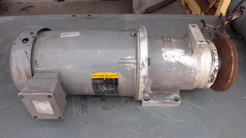 BALDOR VM3613T 5 HP AC INDUSTRIAL MOTOR W/ TRANSMISSION FR 184TC