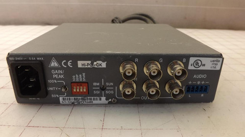 EXTRON RGB 112XI 13 W3 INTERFACE WITH ADSP T32771
