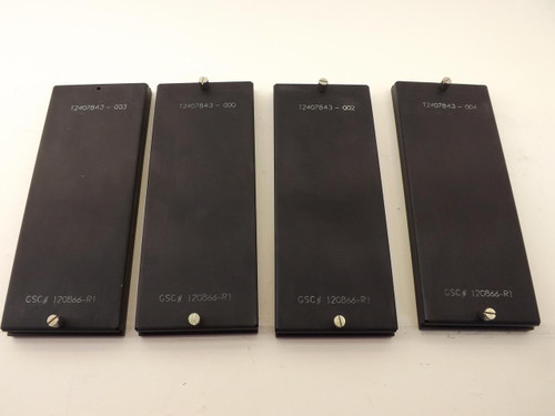 LOT OF 4  GSC-120866-R1 T2407843 CHIP IC ADUJUSTABLE MATRIX TRAY T37015