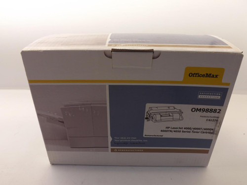 OFFICE MAX HP HEWLETT PACKARD C4127A OM98882 27A BLACK TONER CARTRIDGE T37053