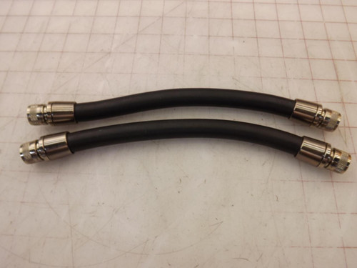 LOT OF 2 GLENAIR 750NA100M12-10 CABLE W/ CONNECTORS T34521
