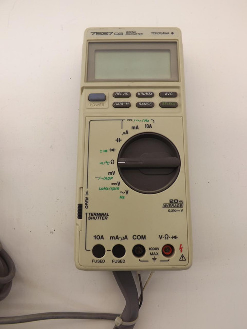 YOKOGAWA 7537 03 DIGITAL MULTIMETER T40199