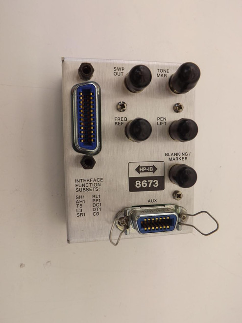 HP HEWLETT PACKARD HP-IB 8673 SYNTHESIZED CW GENERATOR ASSEMBLY PART T40995 HP HEWLETT PACKARD HP-IB 8673 SYNTHESIZED CW GENERATOR ASSEMBLY PART T40995