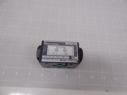 Bosch FB1 PD HM 101 C 50 Hydraulic Valve T92771 For Sale