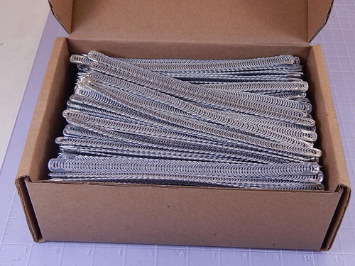 Lot of 400 Higgins Supply 11-0025-8188-9 3/8 X 8 Spiral Steel Corset Boning T95722 For Sale