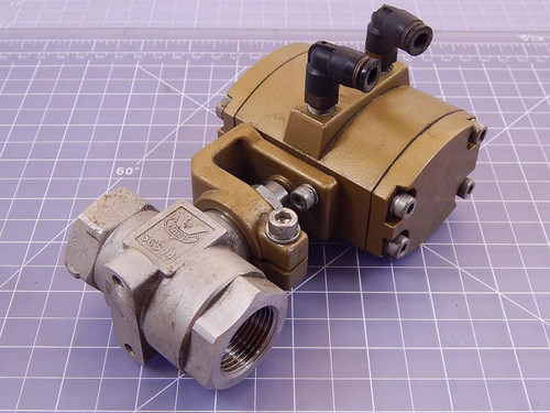 Fujikin AFMO-40-14E-W Mini Operation Ball Valve T98347 For Sale