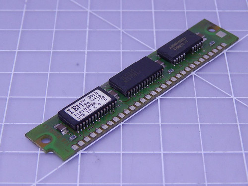 Lot of 2 IBM B1A1090BA-70 1 MB RAM Memory Card T114856 For Sale