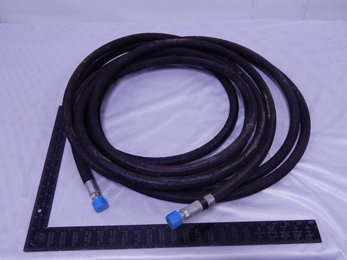 Eaton Aeroquip 2766 30 Ft 1/2" Double Wire Braid Hose MIL-DTL-13531 Type II Class A 3013 oz 54412 3500 p.s.i. T124073 For Sale