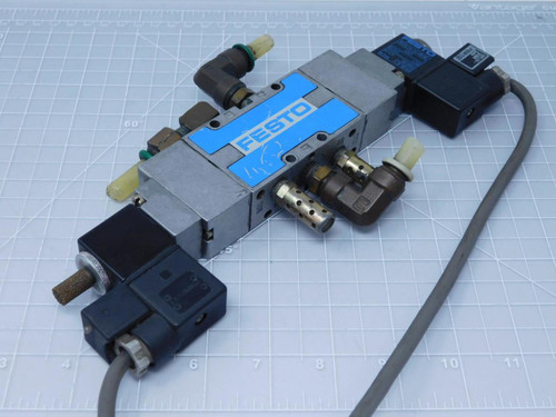 Festo MFL-241004 MFL 24DC/AC Indicator Insert with MSFG-24/42-50/60 and Valve T124736 For Sale