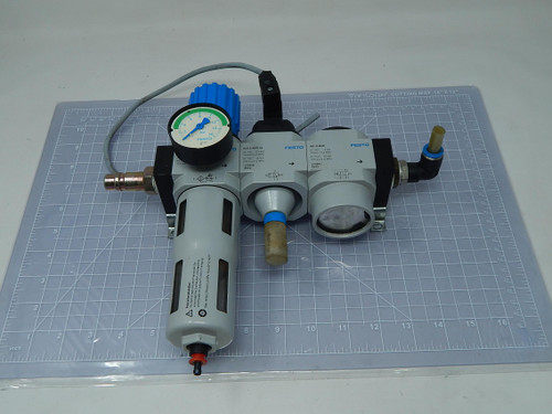 Festo HEE-D-MIDI-24 HEL-D-MIDI Pneumatic Valve Assembly For Sale