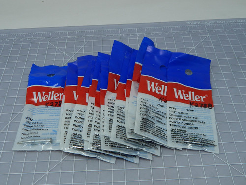Lot of 15 Weller PTF7   Conical Flat Tip For Sale