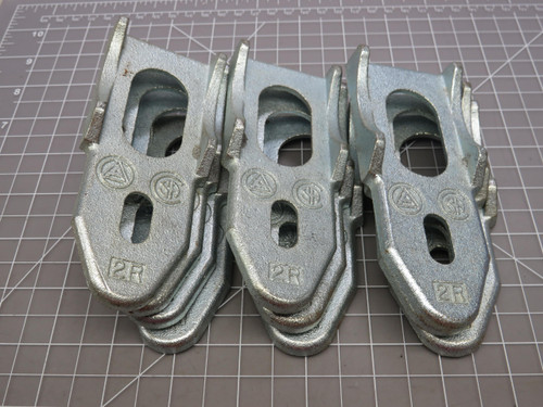 Lot of 10 Appleton CLB-200M  2" Mall Iron Clamp Backs For Sale