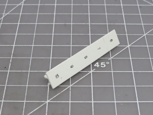 Lot of 30 Phoenix Contact ZB12 3002645249 Zack Marker Strip 6-10 For Sale