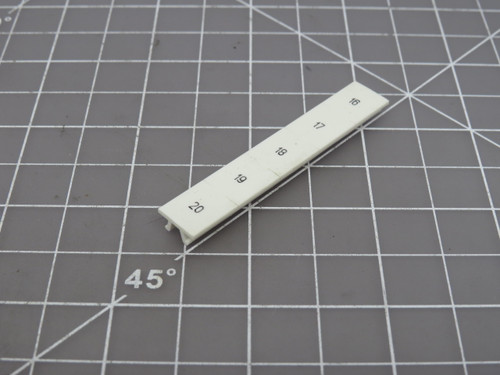 Lot of 30 Phoenix Contact ZB 12  Zack marker Strip 16-20 For Sale