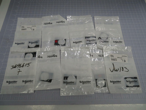 Lot of 9 Schneider 785901372882 ZBY2303 Legend Plate Start For Sale