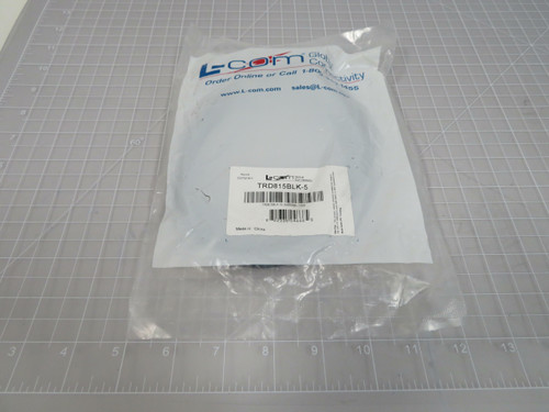 L-COM Global Connectivity TRD815BLK-5  Double Shielded Patch  For Sale