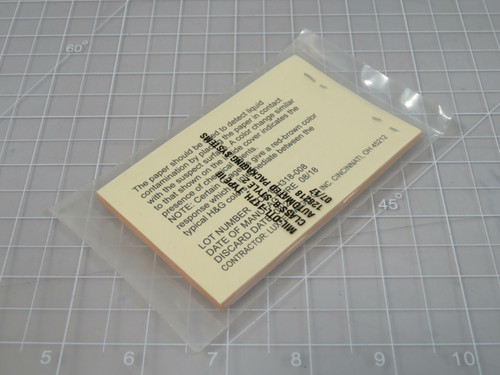 Lot of 17  6665-00-050-8529 79GC7 Paper Chemical Agent Detector VGH ABC-M8  For Sale
