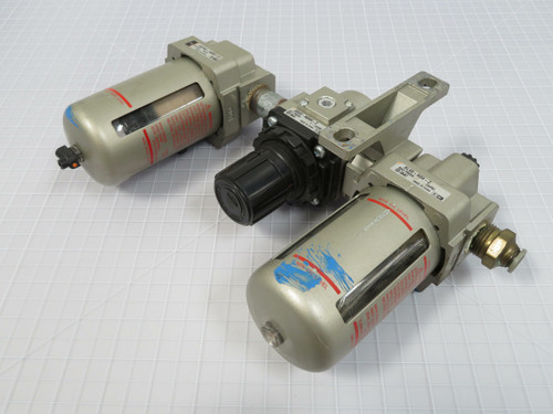 SMC AF40-N04-Z  Pneumatic Filter Regulator Assembly  For Sale