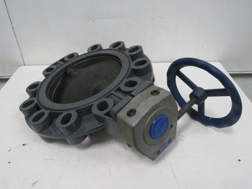 NIBCO W45BGE-5 TO-46693 10 Inch Lug Butterfly Valve PVC-80 150 PSI  For Sale