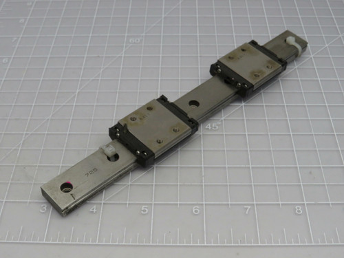 Lot of 2 THK SRS9WGM  Linear Bearing Block on a 8 in rail  For Sale