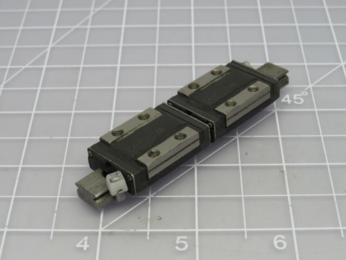 Lot of 2 THK RSH9ZM  Linear Bearing Blocks On a 3 In Rail  For Sale