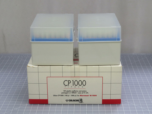 Lot of 182 Gilson CP1000  182 Pipette Capillaries And Pistons   For Sale