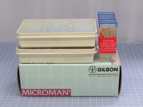 Gilson Microman  Capillaries And Pistons  For Sale