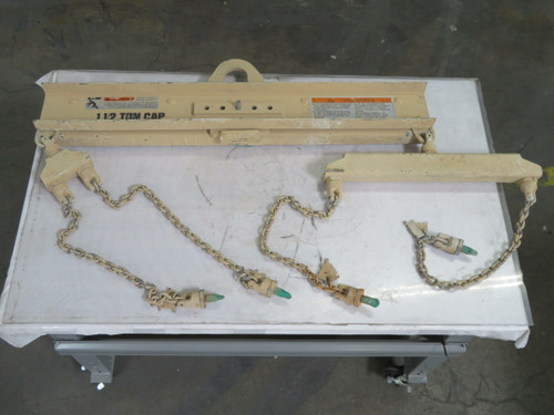 Cupola Lifting Beam W56HZV-05-C-0003 12504542 3000 pound Capacity ASTM BTH-I Design Category B Service Class I  For Sale
