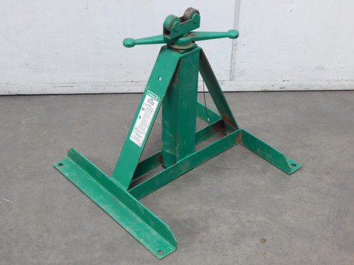 GREENLEE 683 SCREW-TYPE REEL STAND CAPACITY 250 LBS M2192 GREENLEE 683 SCREW-TYPE REEL STAND CAPACITY 250 LBS M2192
