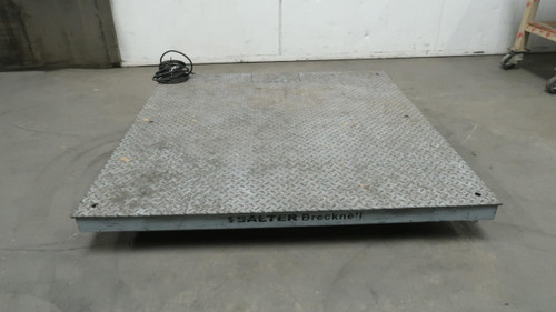 Salter Brecknell DCSB-4848-05  48x48 Floor Platform Scale 5000 LB w/out indicator  For Sale