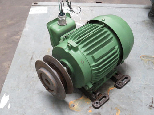 Toshiba B0016FLF2AMH02  3 Phase Induction Motor 1 HP 145T 1150 RPM  For Sale