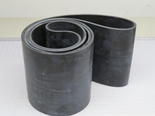 Carman Industries 2140608  3/16in X 24-1/2in ID X 6 in Wide Black Reinforced EPDM Hot Vulcanized   For Sale