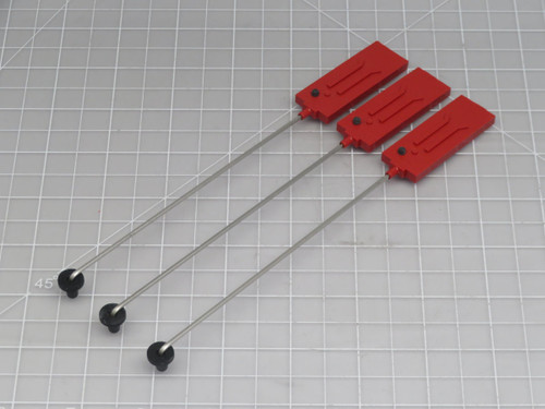 Lot of 3 Graphic Controls  10562099  82-51-1012-03 Red MKR  For Sale