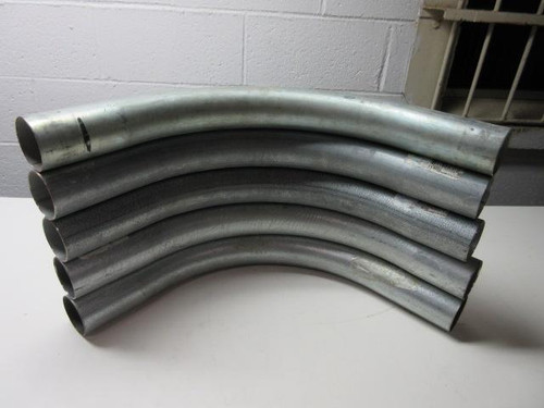 LOT OF 5 WHEATLAND E-48675-C 1 1/2 ELBOW EMT T54372
