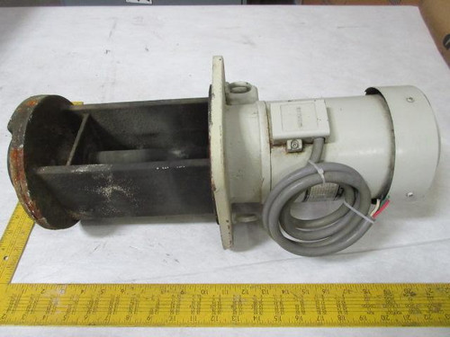 MITSUBISHI 3 PH INDUCTION MOTOR W COOLANT PUMP HEAD 20 M 1 CST