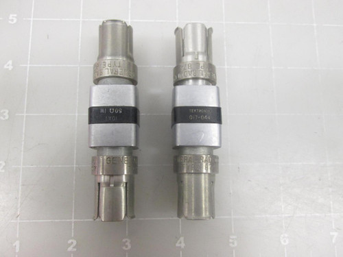LOT OF 2 GENERAL RADIO TEKTRONIX 874 017-044 ATTENUATOR ADAPTER T62896