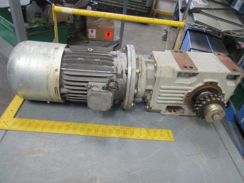 BONFIGLIOLI A40 2 R P112 12 300 885 MOTOR & GEAR REDUCER ASSEMBLY T69823