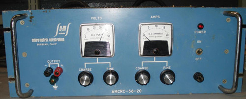 ASTRO METRIX AMCRC-36-20 DC POWER SUPPLY 0-30VDC 0-20A T5854 ASTRO METRIX AMCRC-36-20 DC POWER SUPPLY 0-30VDC 0-20A T5854