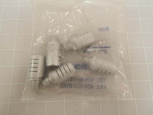 LOT OF 5 ADSENS TECH HFMA-28 ALUMINUM EXHAUST MUFFLER/SILENCER T70614 LOT OF 5 ADSENS TECH HFMA-28 ALUMINUM EXHAUST MUFFLER/SILENCER T70614