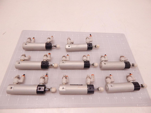 LOT OF 8 SMC NCGBN20-0112 PNEUMATIC CYLINDER T77130