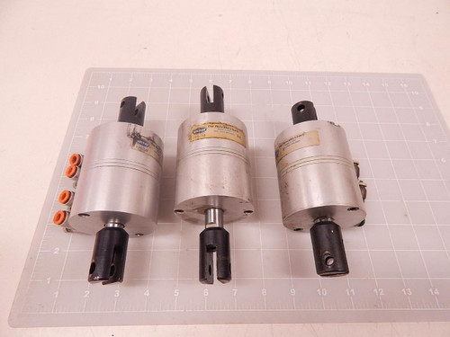 LOT OF 3 FABCO-AIR FPS-710 THE PANCAKE LINE PNEUMATIC CYLINDERS T73943