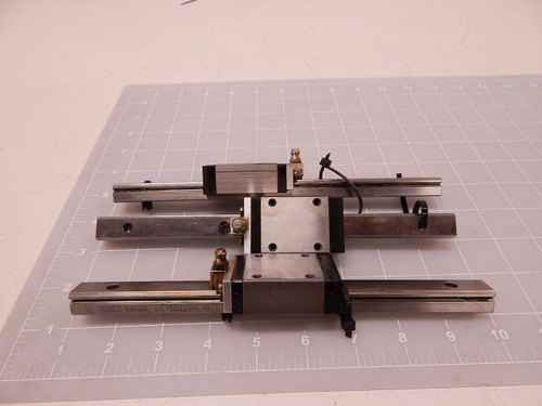 LOT OF 3 NSK LS15 BEARINGS W/ RAILS T79790