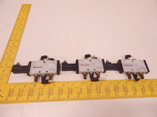 LOT OF 3 REXROTH 0 820 060 211 VALVE T75158