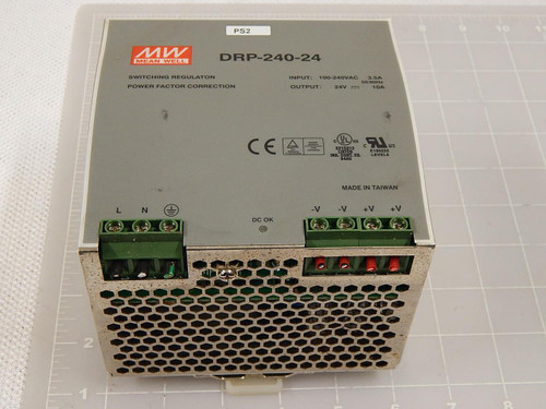 MEAN WELL DRP-240-24 POWER SUPPLY T85370