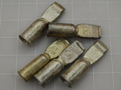 LOT OF 5 1301960230 4/0 S CONTACT SILVERPLATED T87496