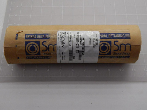 LOT OF 100 SMALLEY 10173-01637 EPTX6200 WHT-275-S02 RATAINING RINGS T87819