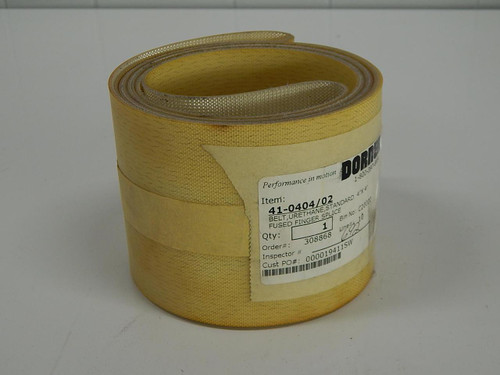 DORNER 41-0404/02 URETHANE STANDARD 4 IN X 4 IN FUSED FINGER SPLICE BELT T87599